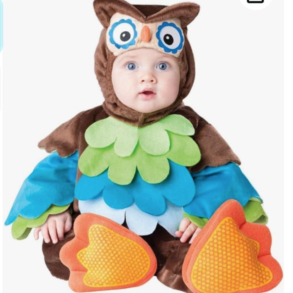 🦉 KIDS Owl Costume - Baby's What A Hoot Owl Costume Size Small (6-12Months)